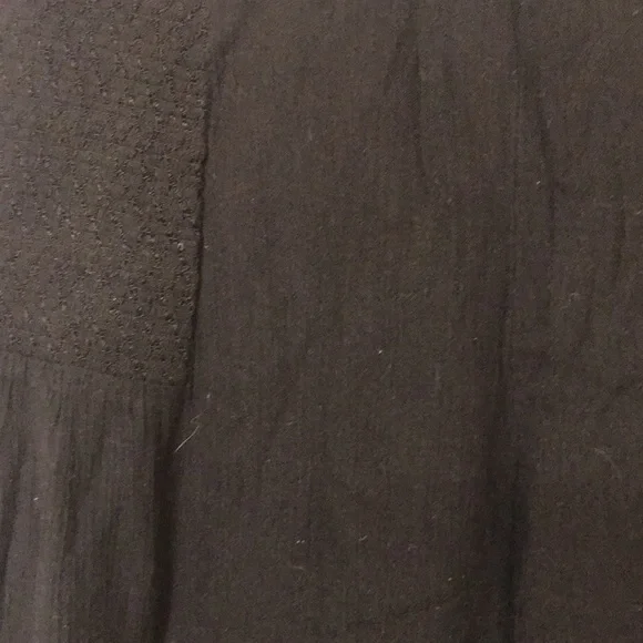 Free people black pants little design at top - Picture 6 of 10